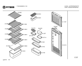 Схема №2 P1KSU2200S с изображением Панель для холодильной камеры Bosch 00366537