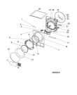 Схема №5 FTM229X2UK (F154396) с изображением Обшивка для стиралки Indesit C00538557