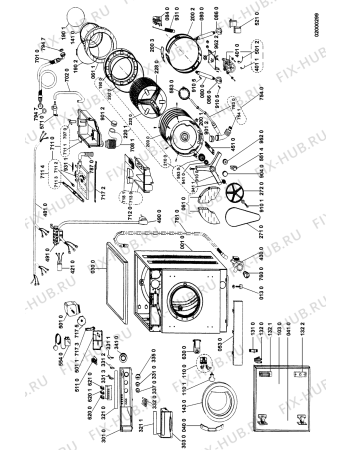 Схема №1 AWG 334 с изображением Шуруп для стиралки Whirlpool 481921478592