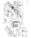 Схема №1 AWG 343 с изображением Обшивка для стиралки Whirlpool 481945319891