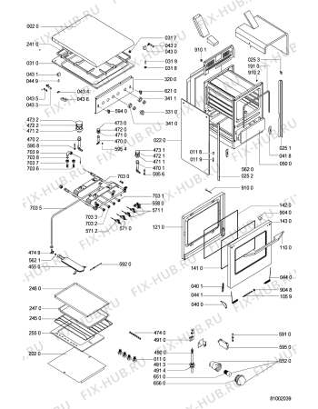 Схема №1 ACM 335 WH с изображением Винт (болт) для холодильника Whirlpool 481250218566