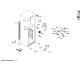 Схема №2 KDV42V03NE с изображением Дверь морозильной камеры для холодильной камеры Bosch 00681006