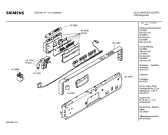 Схема №6 SE64A560 с изображением Рамка для посудомойки Siemens 00362442