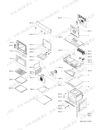 Схема №1 6AKP635/WH с изображением Обшивка для духового шкафа Whirlpool 481245319532