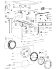 Схема №2 AWO/D 7205 с изображением Блок управления для стиралки Whirlpool 481074290316