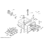 Схема №5 HEV43T350E Horno bosch poliv.multif.inox cif_e с изображением Внешняя дверь для духового шкафа Bosch 00673212