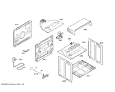 Схема №5 HBN42S350E Horno bosch ind.mltf_basc.inox.reloj et с изображением Передняя часть корпуса для электропечи Bosch 00440634