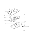 Схема №1 MK32R (F054658) с изображением Поверхность для духового шкафа Indesit C00269291