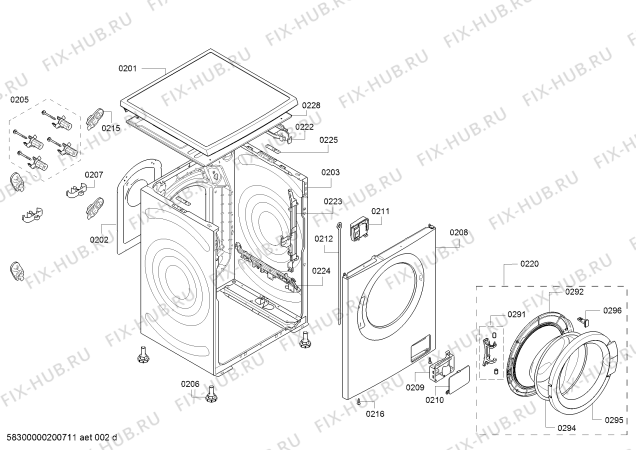 Схема №5 WAQ28470GB TitanEdition с изображением Панель управления для стиралки Bosch 11008364
