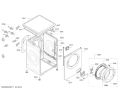 Схема №5 WAT28410 с изображением Рама люка для стиралки Bosch 11019617