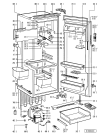 Схема №1 GK 9612 с изображением Лоток (форма) для холодильной камеры Whirlpool 481241848448