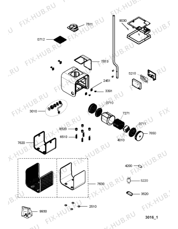 Схема №1 208340404401 PRF0043 с изображением Спецнабор для электровытяжки Whirlpool 482000012927