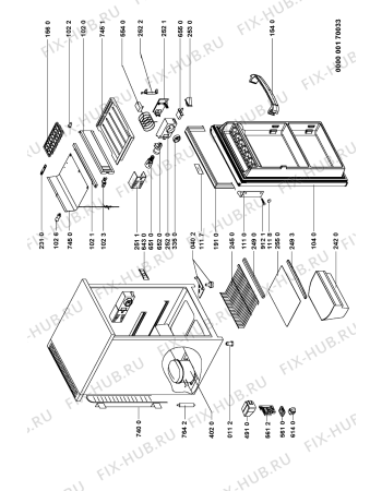 Схема №1 ALG 142/G с изображением Эмблема для холодильной камеры Whirlpool 481245919005