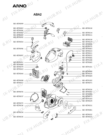 Схема №1 CEG251(0) с изображением Рамка, решетка, корпус фильтра для пылесоса Moulinex RS-RT9018