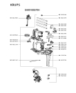 Схема №4 EA800410/70I с изображением Элемент корпуса для электрокофеварки Krups MS-4A21032