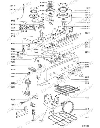 Схема №2 SGZ 4658 WS с изображением Труба для духового шкафа Whirlpool 481931039481