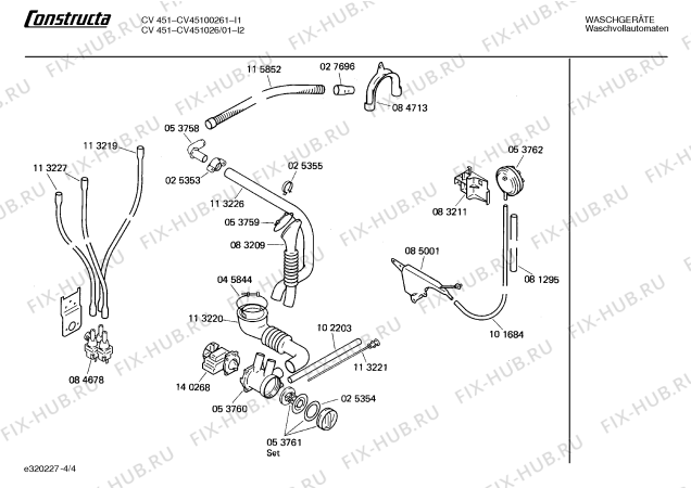 Схема №4 CV45100261 CV451 с изображением Люк для стиралки Bosch 00028382