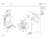 Схема №4 SPSBRA1FF с изображением Передняя панель для электропосудомоечной машины Bosch 00288615
