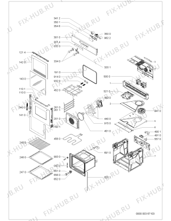Схема №1 AKZ 437/IX с изображением Указатель для плиты (духовки) Whirlpool 481241378716