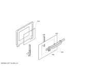 Схема №2 FRMA550 с изображением Передняя часть корпуса для плиты (духовки) Bosch 00445422