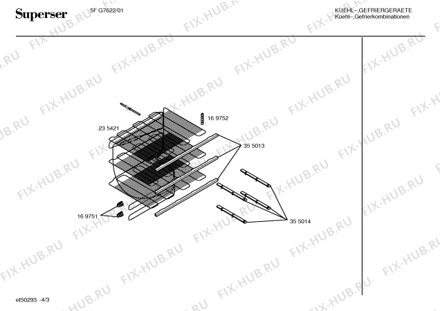 Схема №4 P1KCL4000S с изображением Плата для холодильника Bosch 00215068