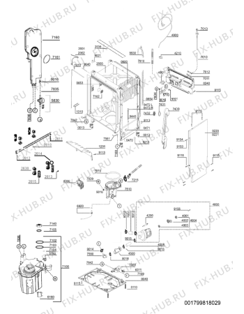 Схема №3 ADG 500 IX с изображением Обшивка для посудомоечной машины Whirlpool 481245373847