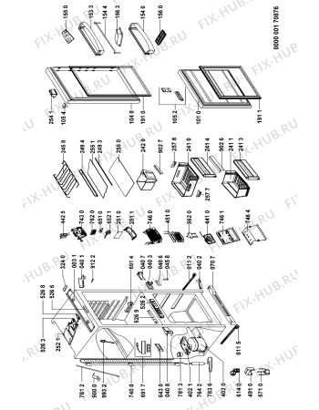 Схема №1 ART 495/NF с изображением Криостат для холодильной камеры Whirlpool 481228228351