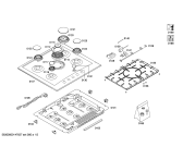 Схема №2 3ETX399B ENC.3ETX399B 4G+1W TIMER BA70F AÑO/10 с изображением Варочная панель для электропечи Bosch 00685317