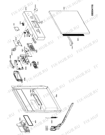 Схема №4 ADP 588 WH с изображением Таймер для посудомойки Whirlpool 481290508823