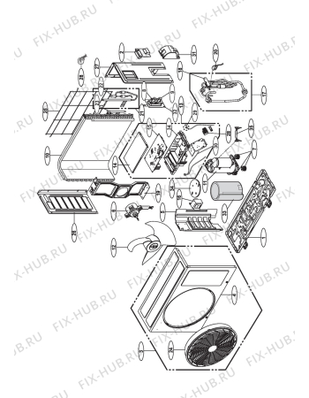 Взрыв-схема кондиционера Beko BK 130 INVH (8978863200) - EV, page 2