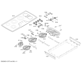 Схема №1 CEM456CB с изображением Стеклянная полка для плиты (духовки) Bosch 00187302