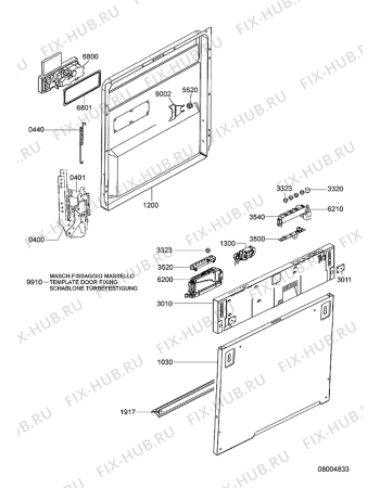 Схема №4 GCIK 6421/1 IN с изображением Фитинг для посудомоечной машины Whirlpool 481290508805