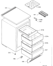 Схема №1 OEKO S.1642-1TK с изображением Элемент корпуса для холодильника Aeg 2251024028