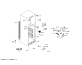 Схема №3 KDV29X10FF с изображением Дверь для холодильника Bosch 00245630