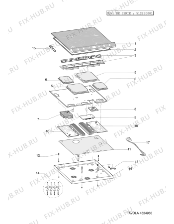 Схема №1 TIL642 (F038942) с изображением Инструкция по эксплуатации для плиты (духовки) Indesit C00143852