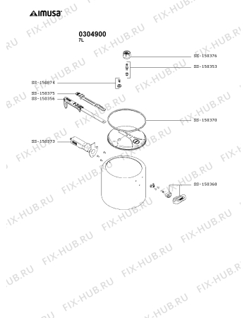 Схема №1 6162500 с изображением Сотейника Seb SS-150375