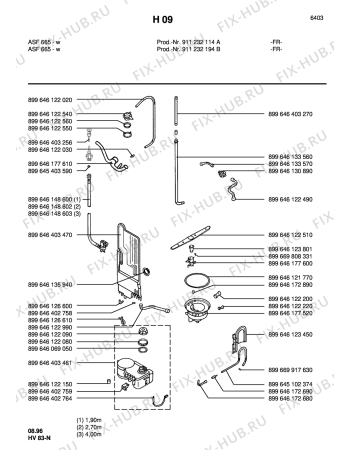 Взрыв-схема посудомоечной машины Arthur Martin ASF665W - Схема узла Section4