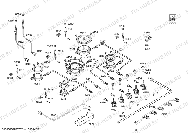 Взрыв-схема плиты (духовки) Bosch PPQ716B20N ENC.PPQ716B20N T70F 4G+1W BOSCH - Схема узла 02