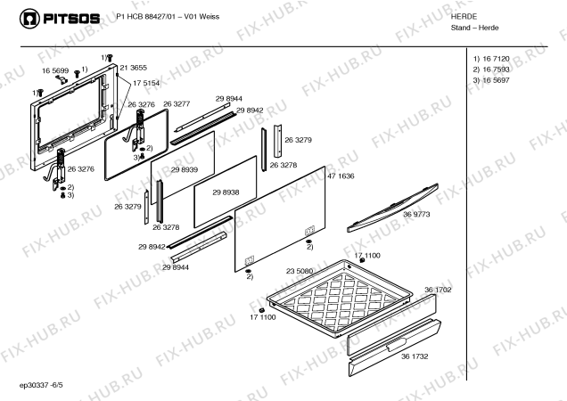 Схема №5 P1HCB88622 с изображением Ручка управления духовкой для духового шкафа Bosch 00416627