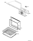 Схема №1 OX6492LL/A00 с изображением Крышка для плиты (духовки) Electrolux 3532460072