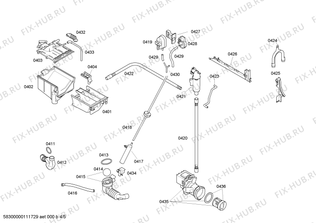 Схема №4 WIQ1633EU serie IQ 1633 с изображением Силовой модуль для стиралки Siemens 00496997