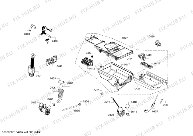 Схема №3 WI12A220EE IQ100 с изображением Модуль управления для стиралки Siemens 00705852