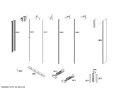 Схема №5 T18ID80NRP с изображением Монтажный набор для холодильника Bosch 00673246