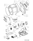 Схема №2 AWZ 651/1 с изображением Декоративная панель для сушилки Whirlpool 481245214177