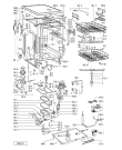 Схема №2 GSF AQUARID W-WS с изображением Панель для электропосудомоечной машины Whirlpool 481245371186