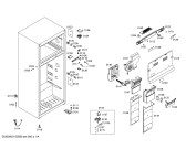 Схема №4 KDN36P90 с изображением Дверь морозильной камеры для холодильной камеры Bosch 00246667