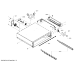 Схема №2 HSC140P61B с изображением Крышка для плиты (духовки) Bosch 00647299