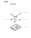 Схема №1 BC5000V0/26A с изображением Корпусная деталь для кухонных электровесов Tefal TS-07010530