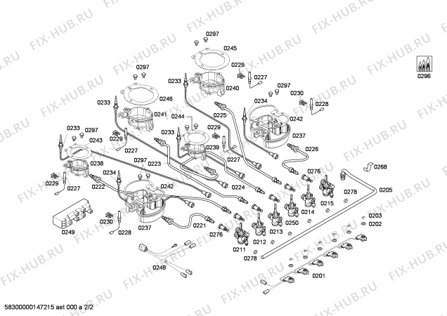 Взрыв-схема плиты (духовки) Siemens EC945TC91N ENC.EC945TC91N 4G+2W SE90F IH5 - Схема узла 02