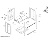 Схема №9 U15E42N0AU с изображением Внешняя дверь для духового шкафа Bosch 00683304